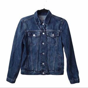 Gap Icon Denim Jacket in Saddle Blue NWT Small